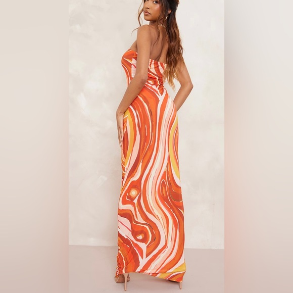PLT Swirl Slinky Dress - Picture 3 of 8